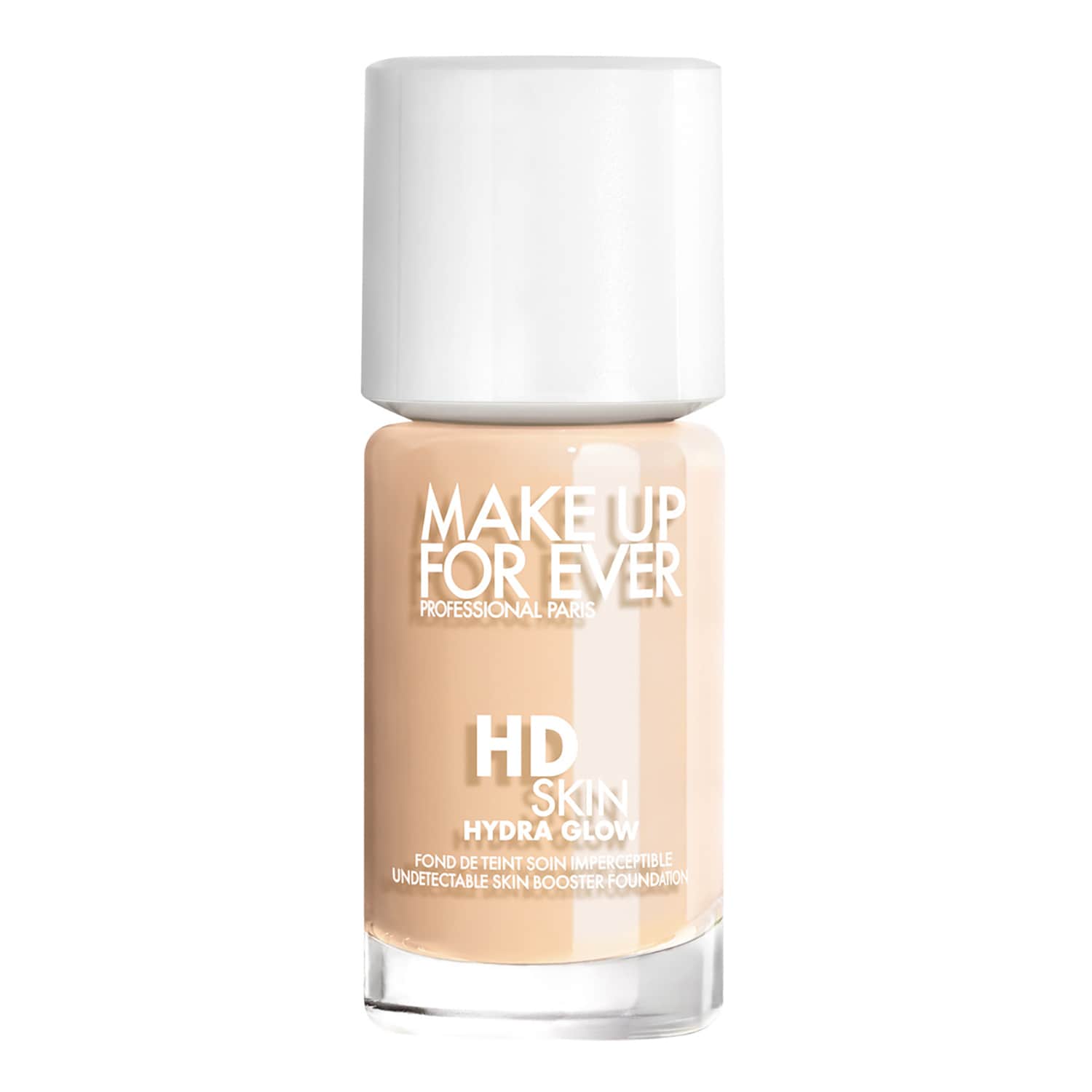 Make Up For Ever - Hd Skin Hydra glow – Niewidoczny Podkład, Blask I Nawilżenie - Hd Skin Hydra glow Foundation 30ml 1r02 - Dla Kobiet